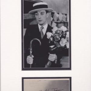 Buster Keaton signed Autograph