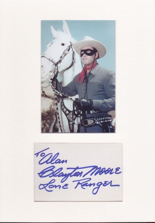 Clayton Moore Autograph