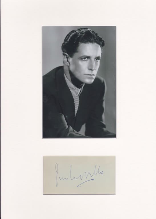 Ivor Novello signed Autograph