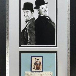 Englishman Stan Laurel (1890–1965) and American Oliver Hardy (1892–1957). They became well known during the late 1920s to the mid-1940s for their slapstick comedy