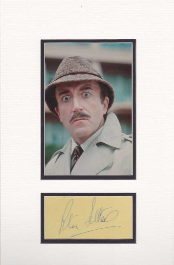 Peter Sellers Mounted Autograph