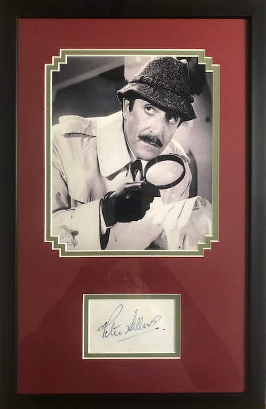 Peter Sellers Framed Autograph