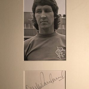 Derek James Parlane is a Scottish former professional football striker who played for Rangers from 1970 until 1980