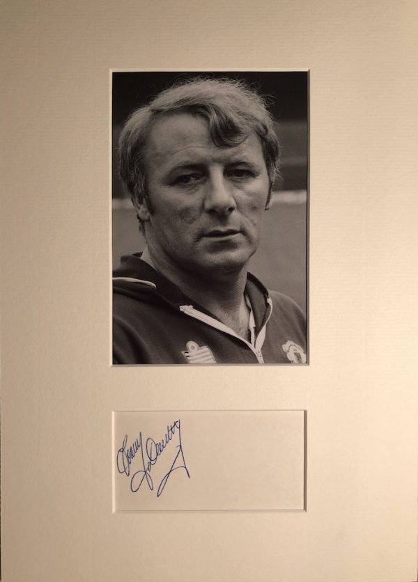 Tommy Docherty Autograph Mounted