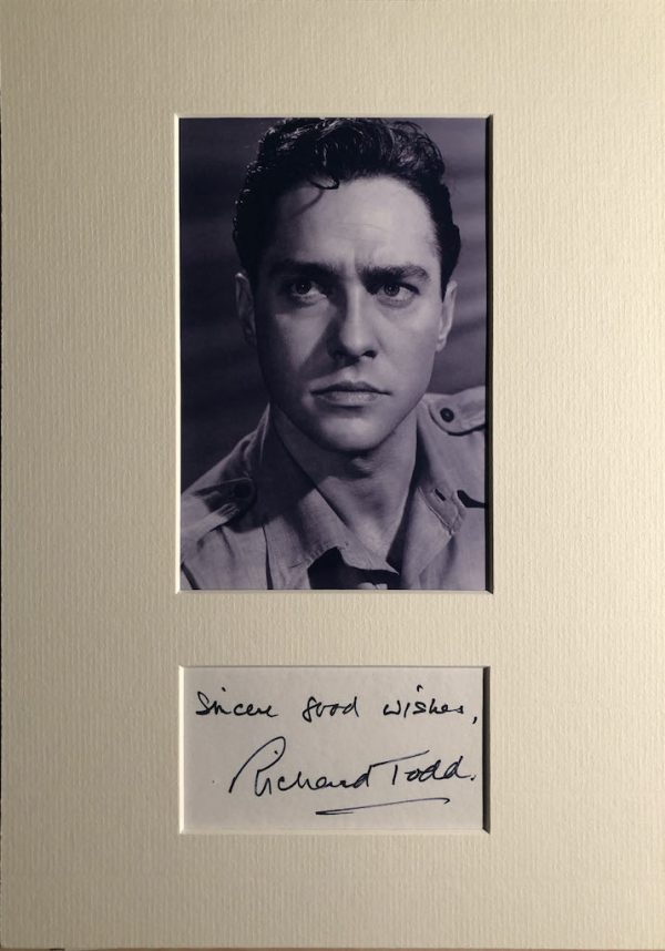 Richard Todd Autograph