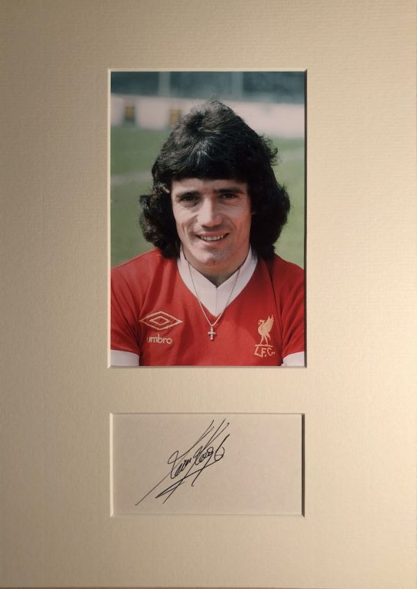 Kevin Keegan Autograph Mounted