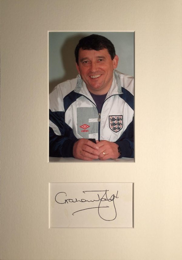 Graham Taylor Autograph Mounted