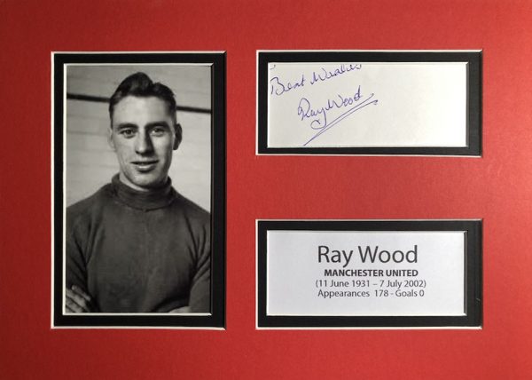 Ray Wood Autograph Display