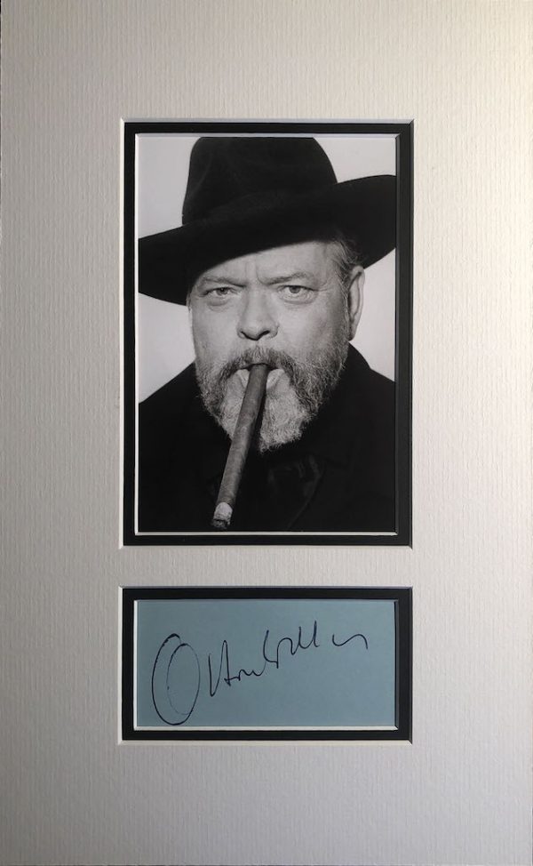 Orson Welles Hand Signed Autograph