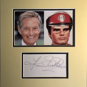 Francis Matthews (2 September 1927 – 14 June 2014) was an English actor, best known for voicing Captain Scarlet in Captain Scarlet and the Mysterons.