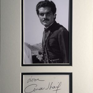 Omar Sharif , born Michel Dimitri Chalhoub 10 April 1932 – 10 July 2015) was an Egyptian film and television actor. He began his career in his native country in the 1950s, but is best known for his appearances in both British and American productions. 
