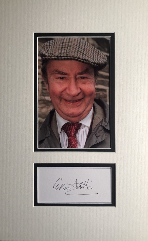 Peter Sallis Autograph Page Mounted