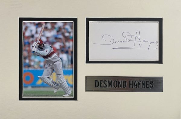 Desmond Haynes Autograph